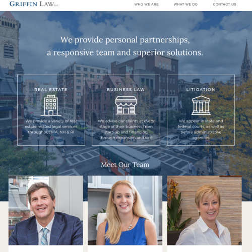 Griffin Law homepage